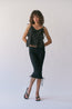 ELISE POLKA DOT RUFFLE CAMI