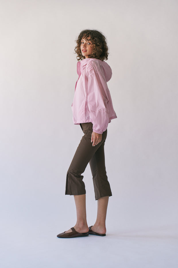 CLARA SHIRRED WINDBREAKER