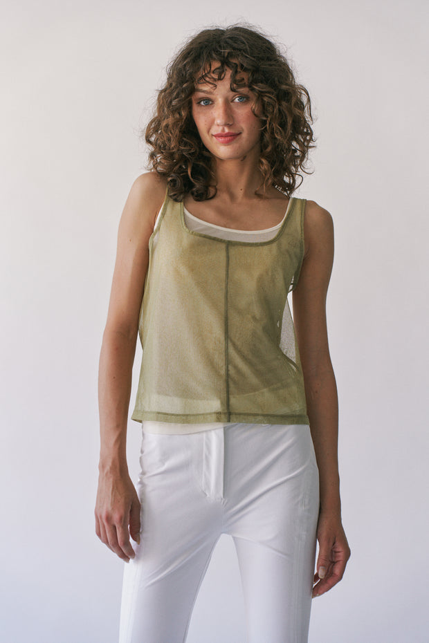 HARPER LAYERED MESH TANK